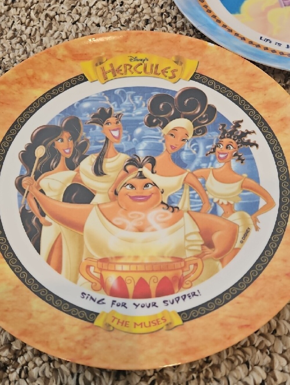 1997 Disney Decorative Hercules Character Plates –set of 5 - Picture 2 of 6